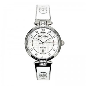 Bonia BNB10755-2317S Silver White Ceramic